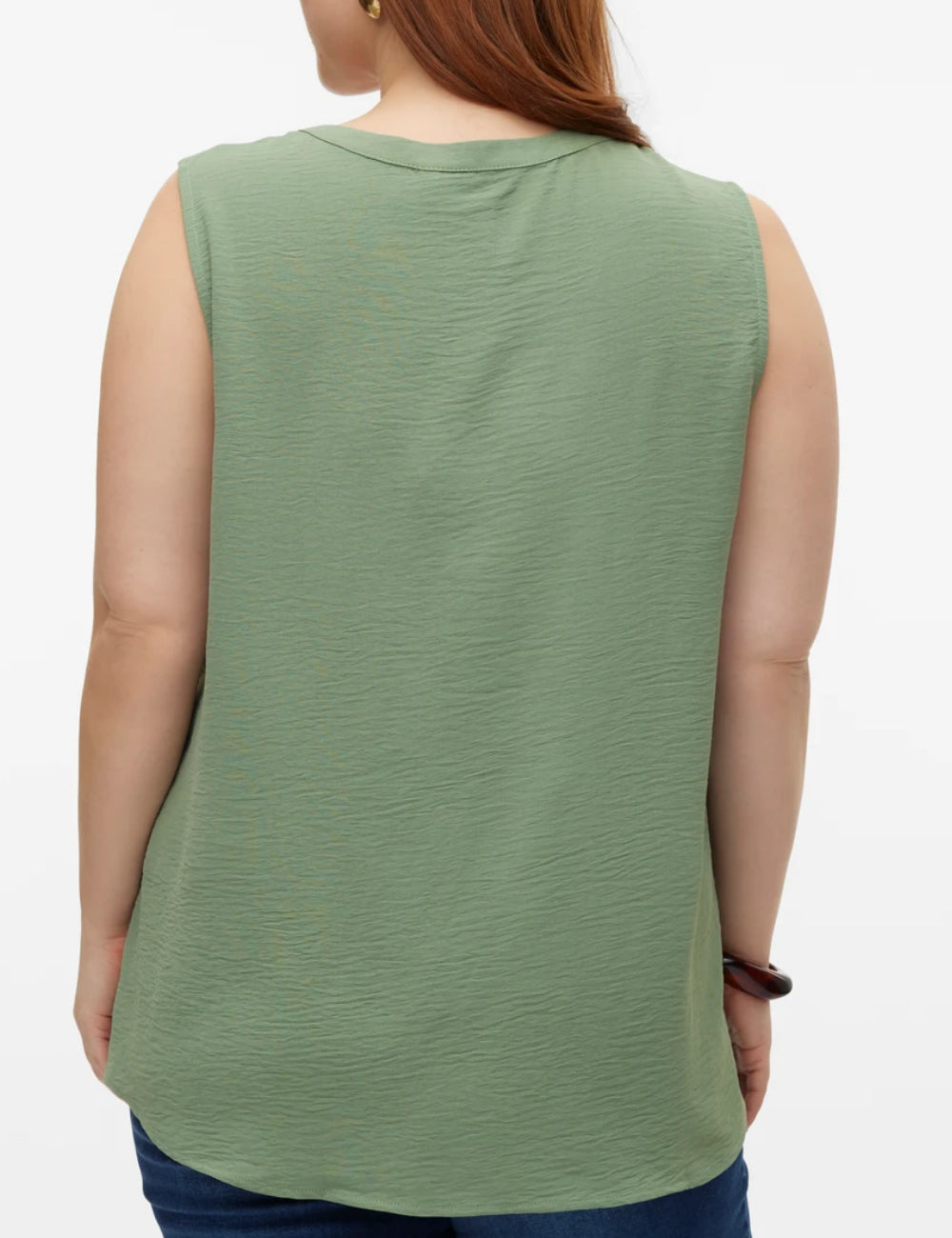 Cămașă cu mânecă scurtă Vero Moda, verde
