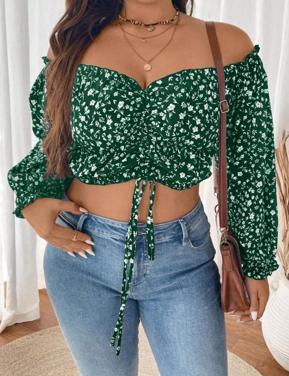 Shein Curve+ ing, zöld