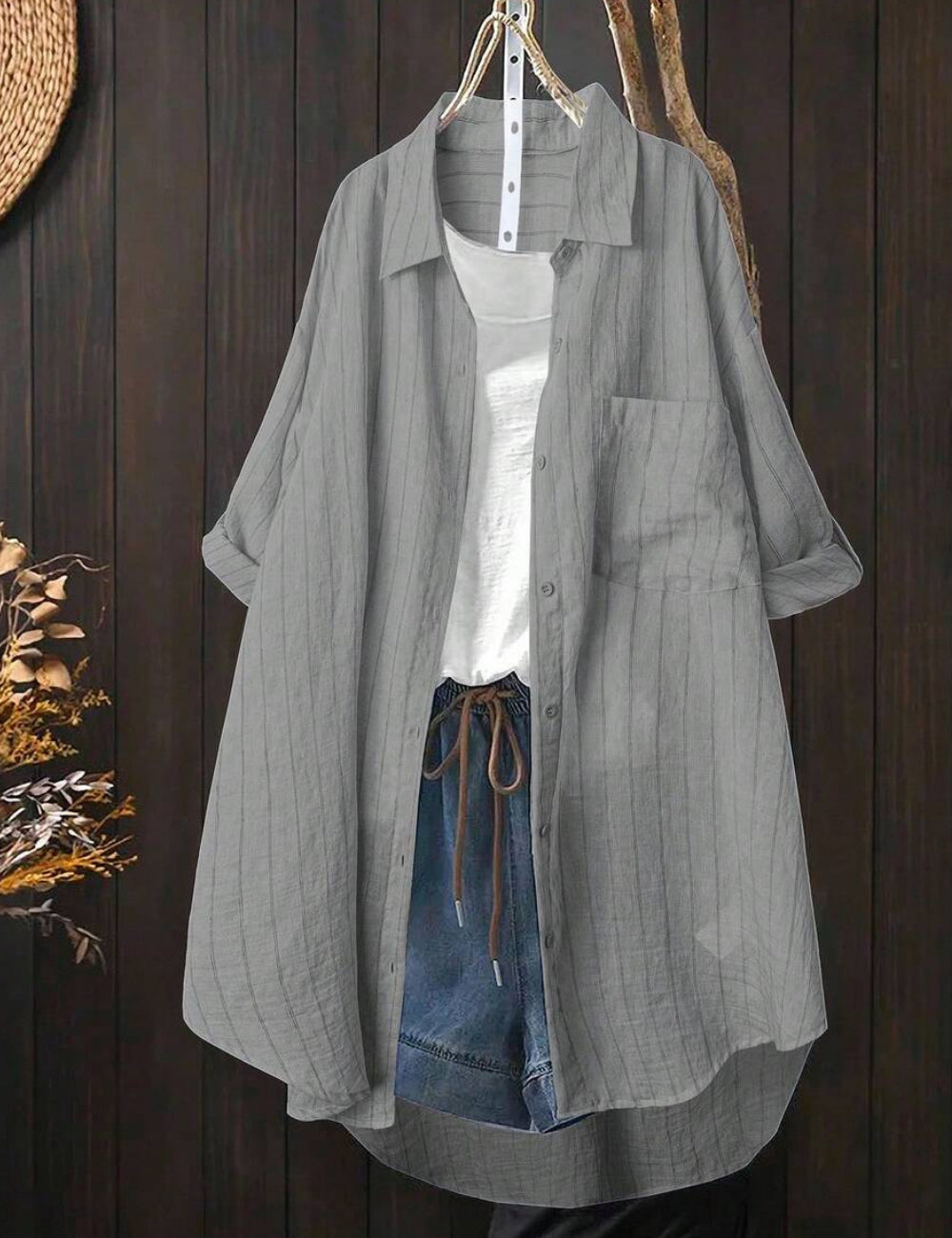 Shein Curve+ ing, szürke