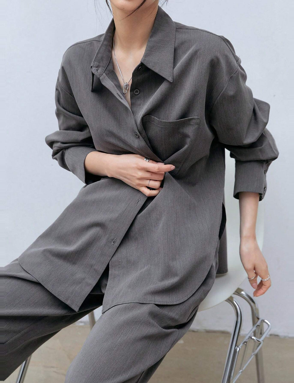 Shein DAZY INGYEN, szürke ing