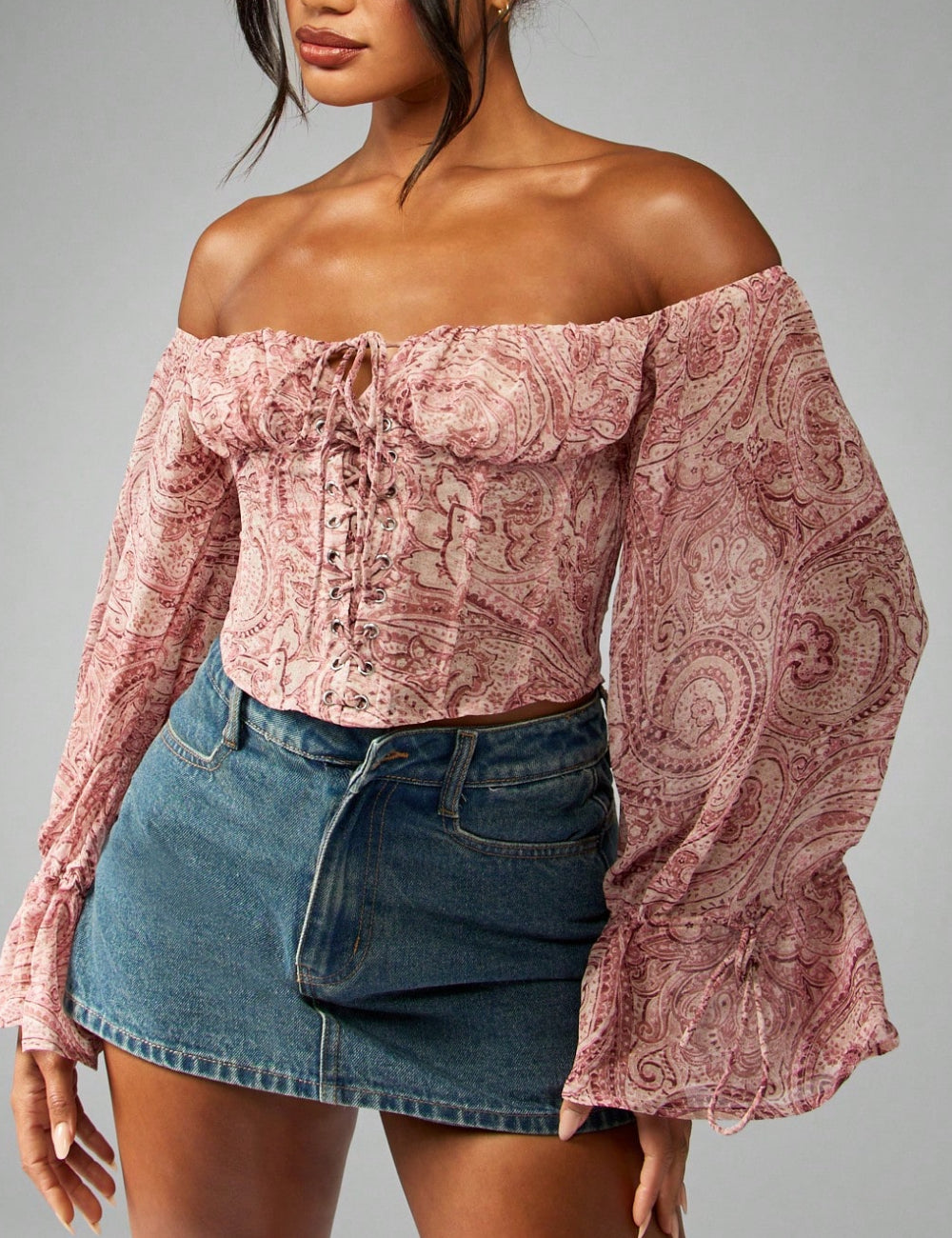 Shein Missguided ingblúz, színkeverék
