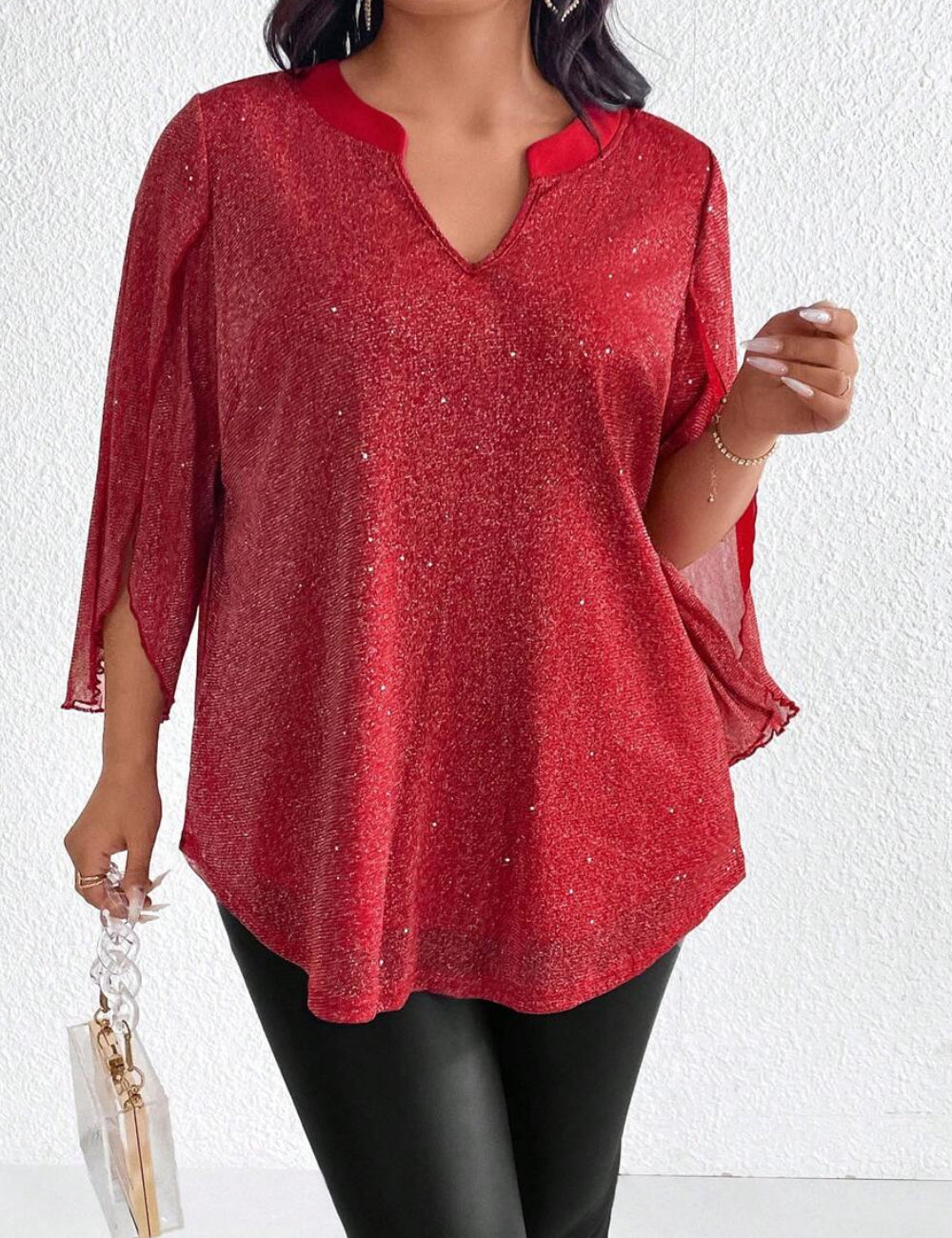 Shein Curve+ ing, piros