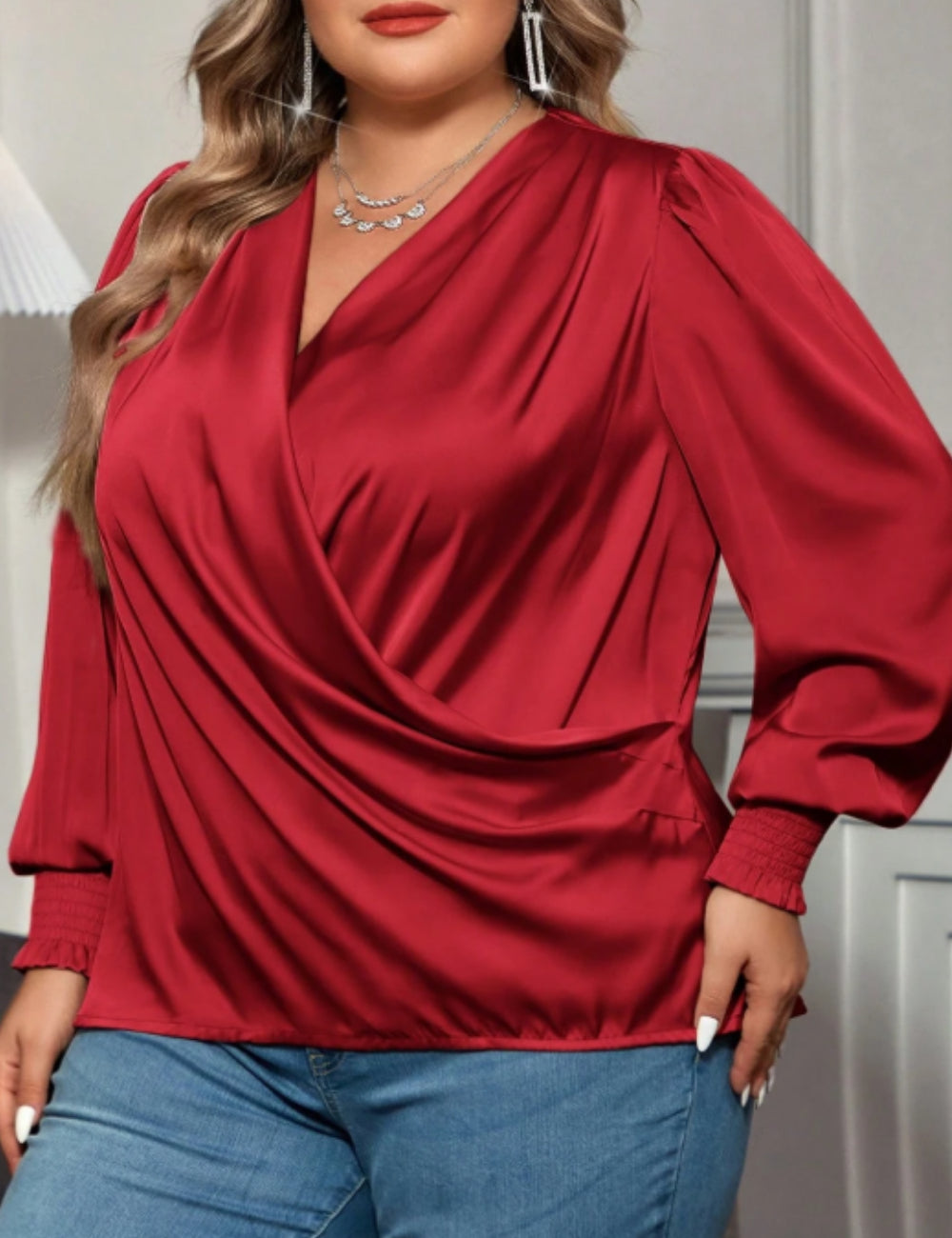 Shein Curve+ ing, piros