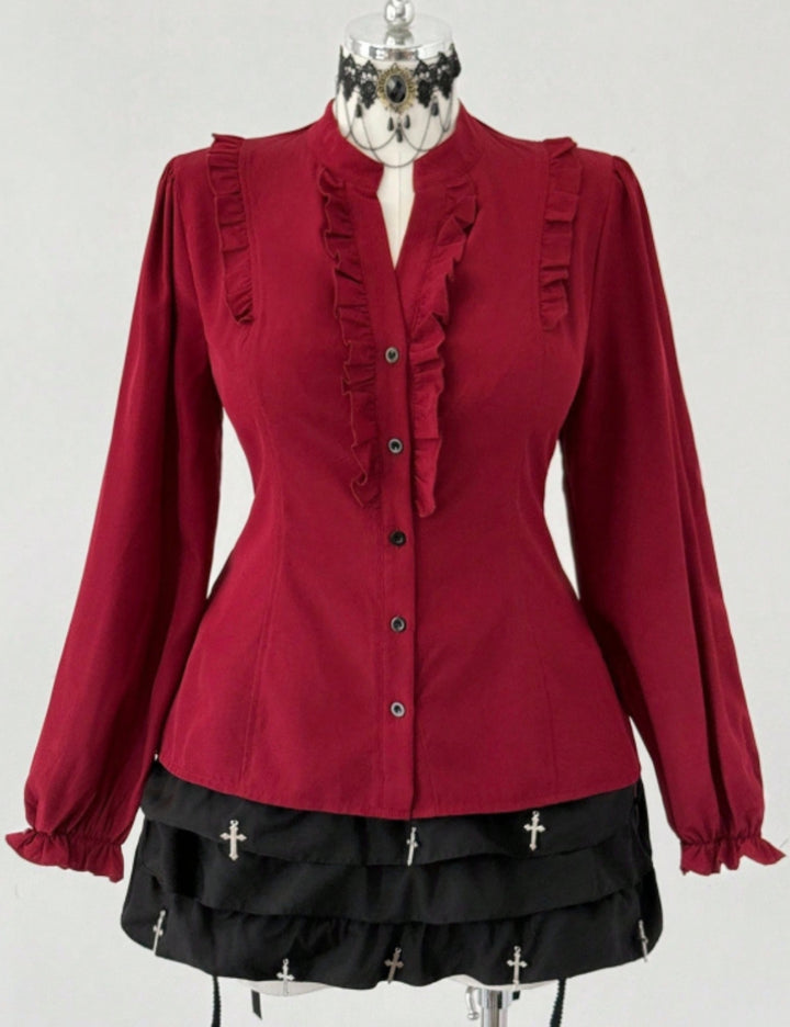 Shein Curve+ ing, bordó