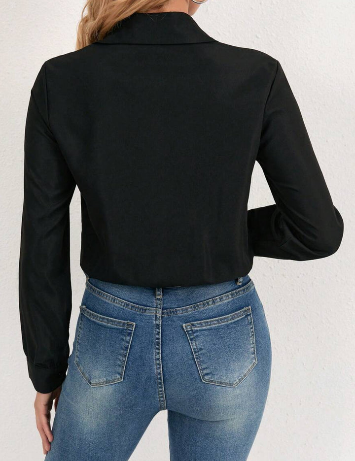 SHEIN body típusú ing, fekete