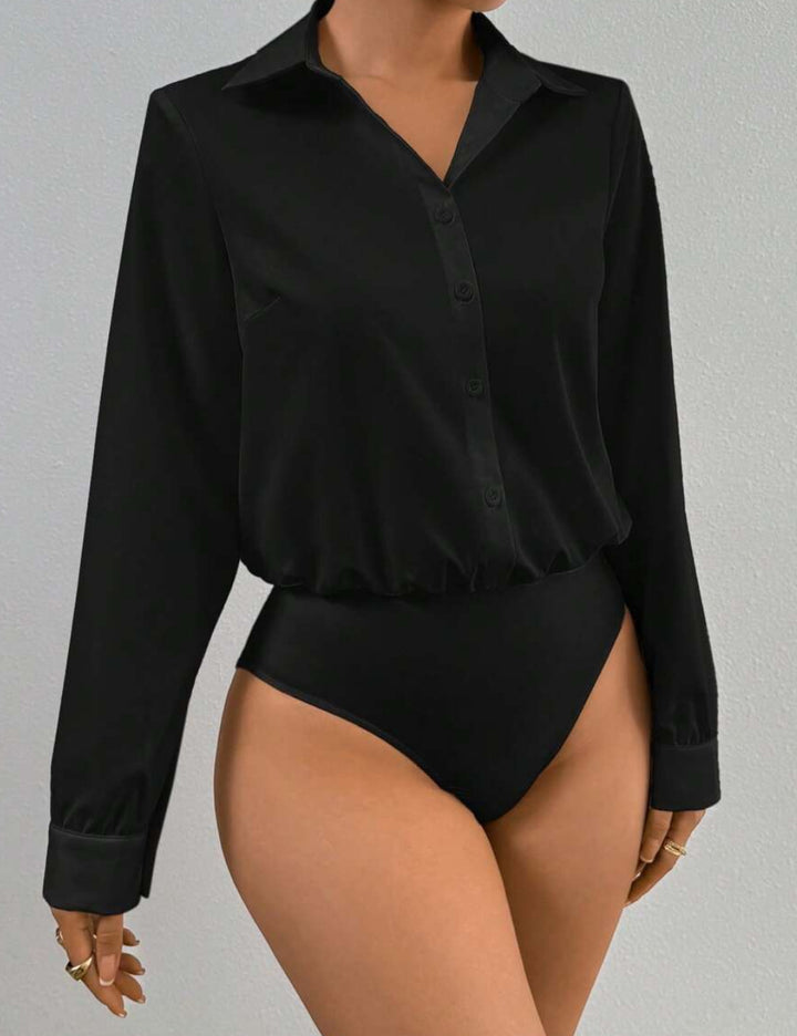 SHEIN body típusú ing, fekete