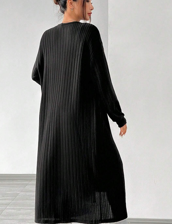 Shein hosszú kardigán, fekete