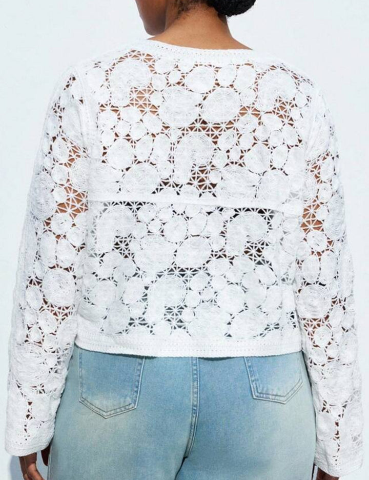 Cardigan SHEIN, alb