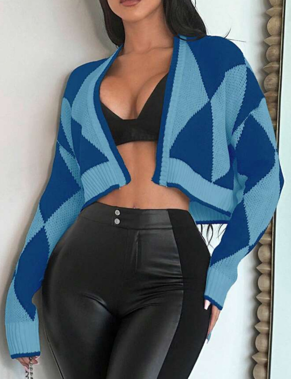 Shein kardigán, kék