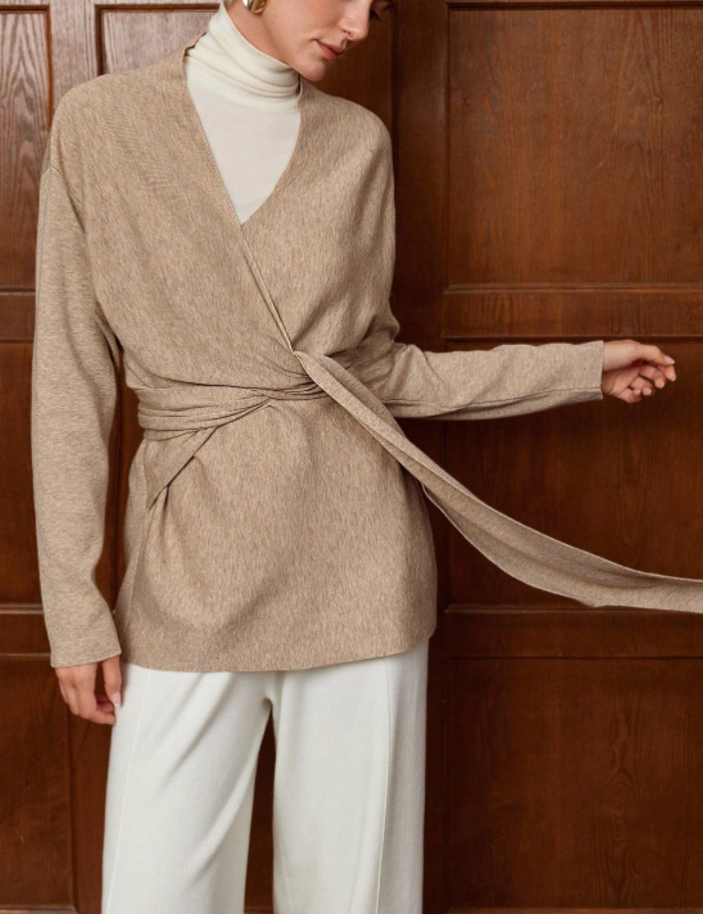 Cardigan Shein, bej