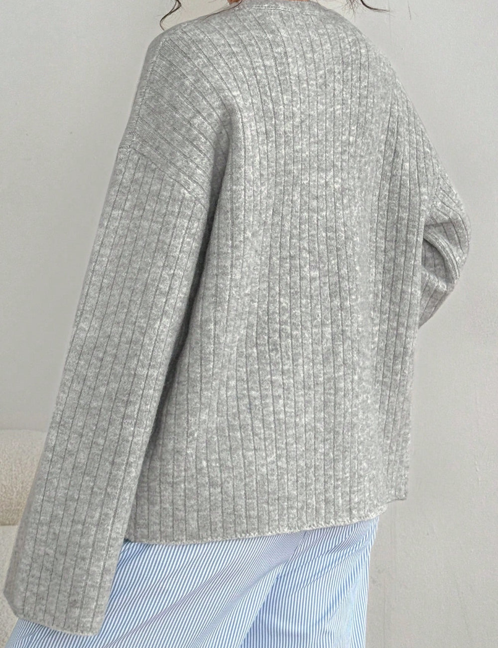 Cardigan Shein, gri