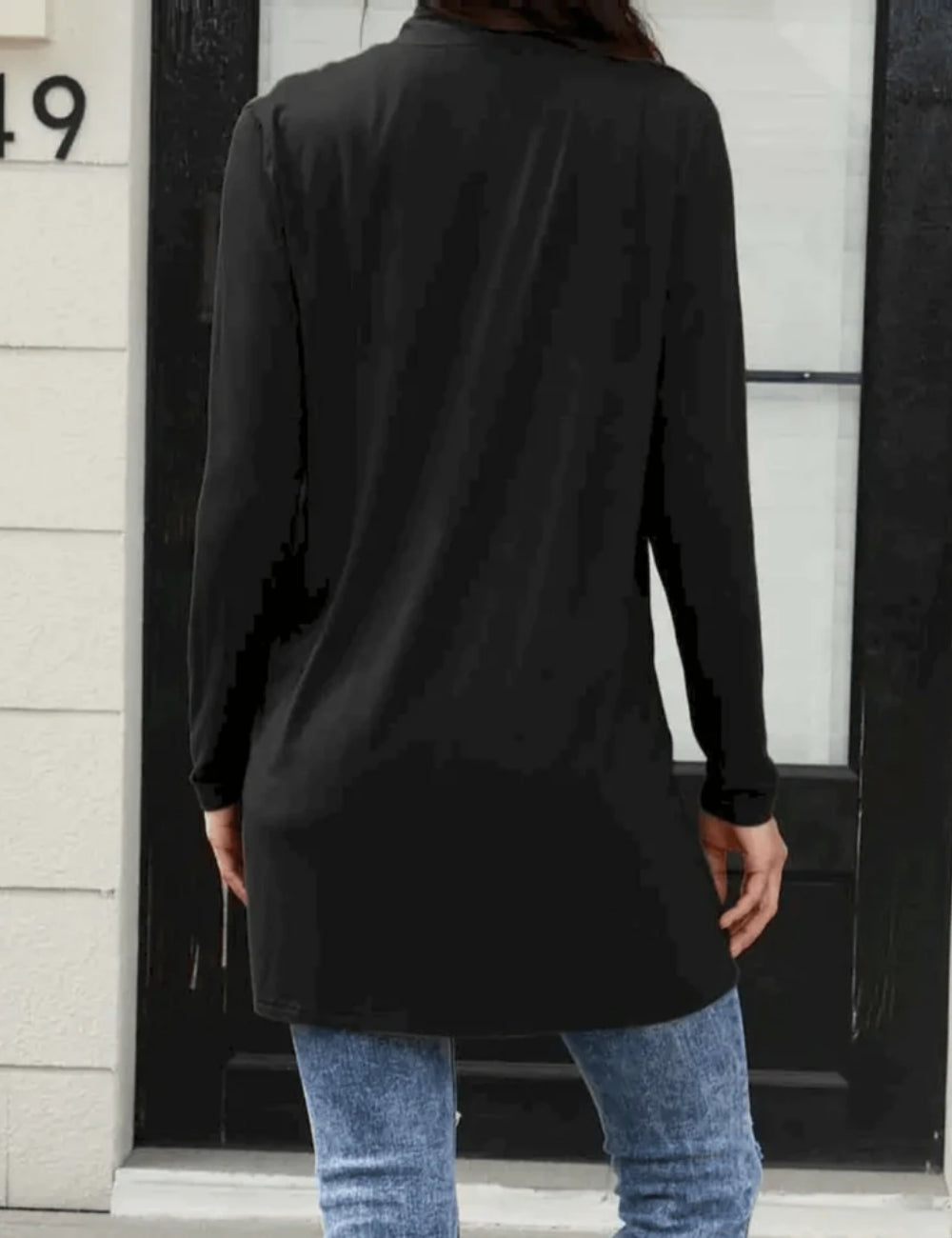 Cardigan Shein, fekete