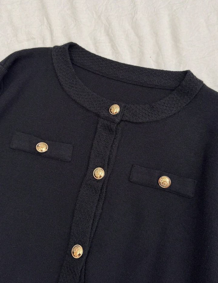 Cardigan Shein, fekete