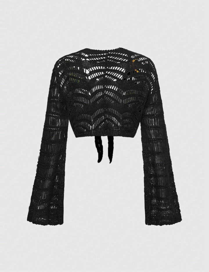 Cardigan Shein Romwe, negru