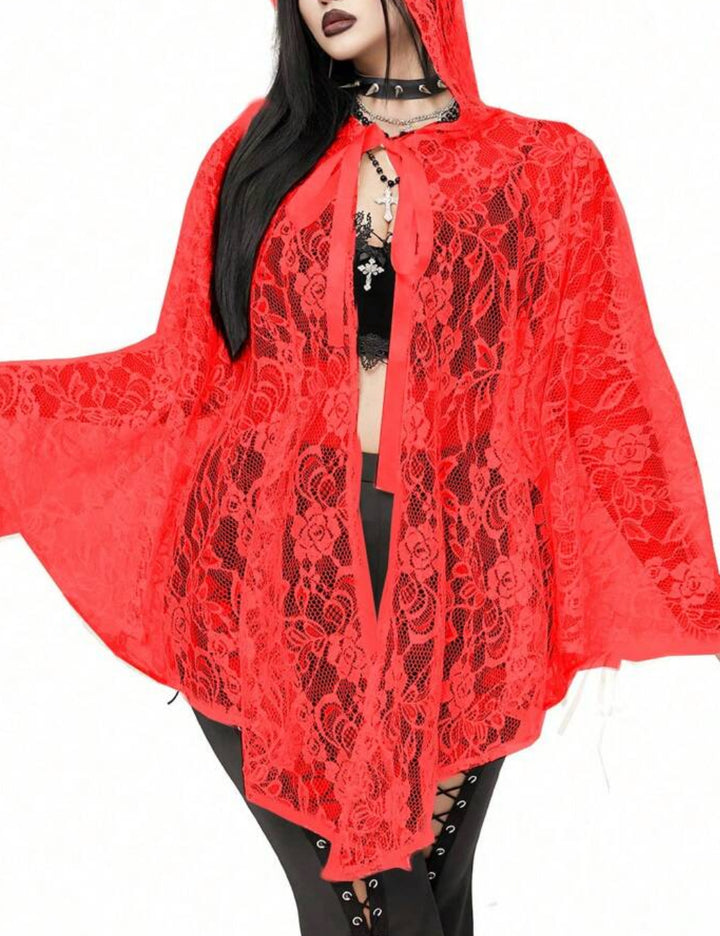 Cardigan Shein Curve+, piros