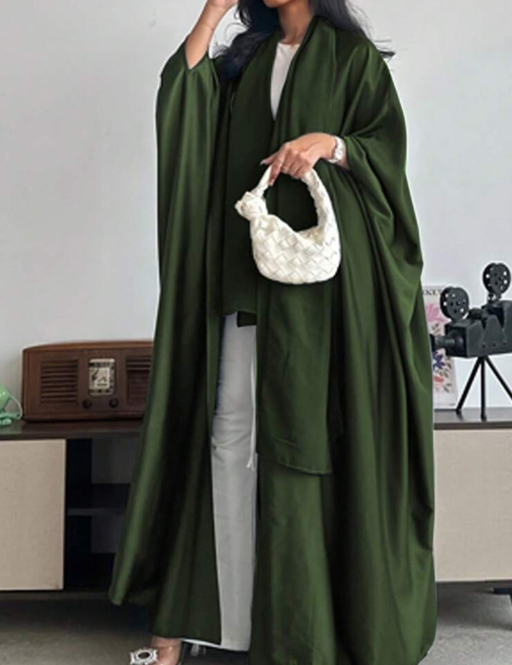 Cardigan Shein, zöld
