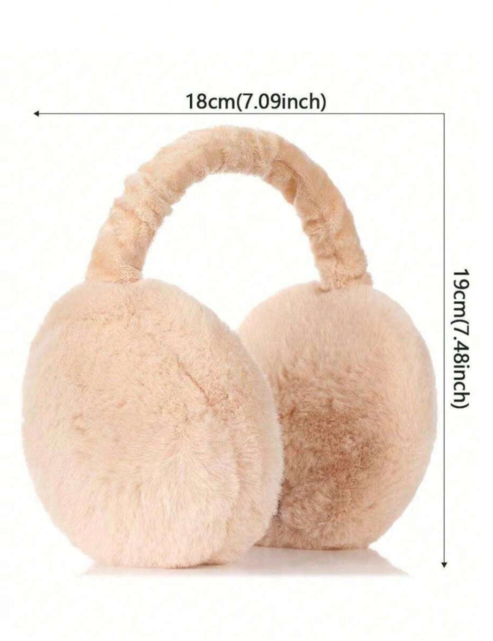 Shein krém színű, fülre illeszkedő fejhallgató