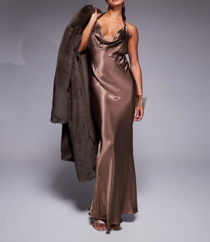 ASOS Maxi ruha, barna