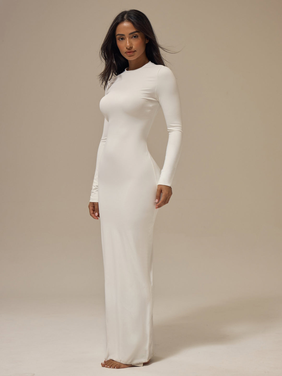 Rochie maxi SHEIN, alb