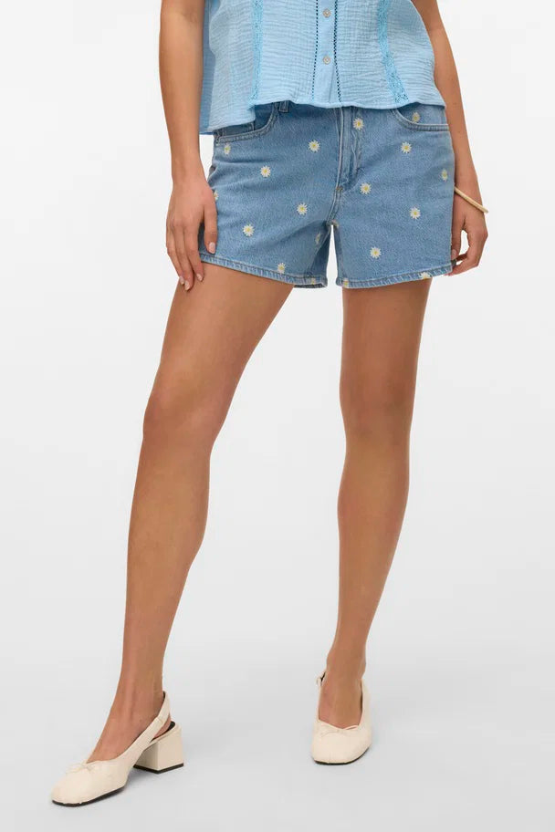 VERO MODA farmer rövidnadrág, kék