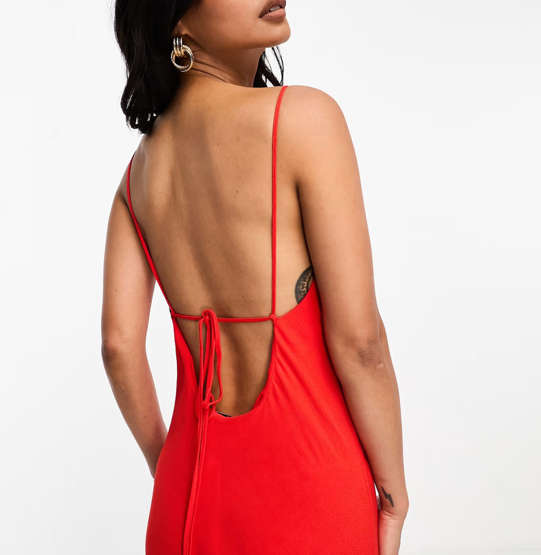 Rochie maxi Asos, roșu