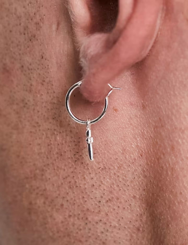 ASOS fülbevaló, ezüst színű