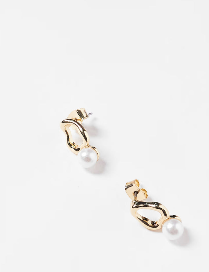 ASOS fülbevaló, aranyozott