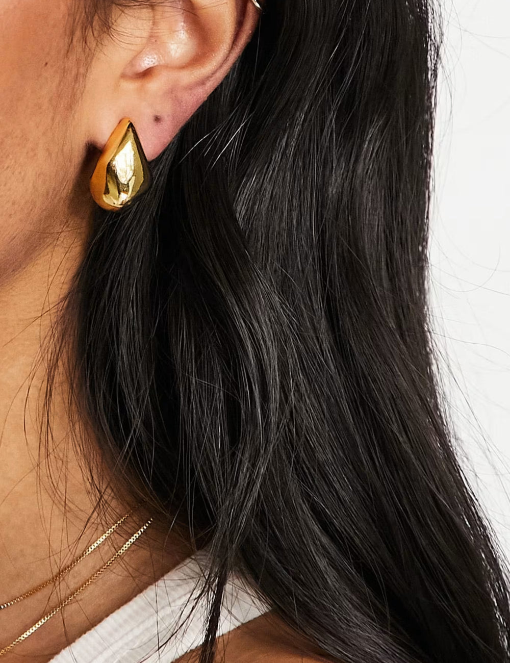 ASOS fülbevaló, aranyozott