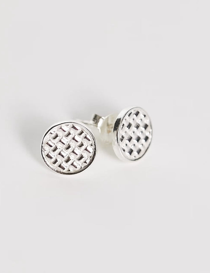 Earrings The Status Syndicate, silver