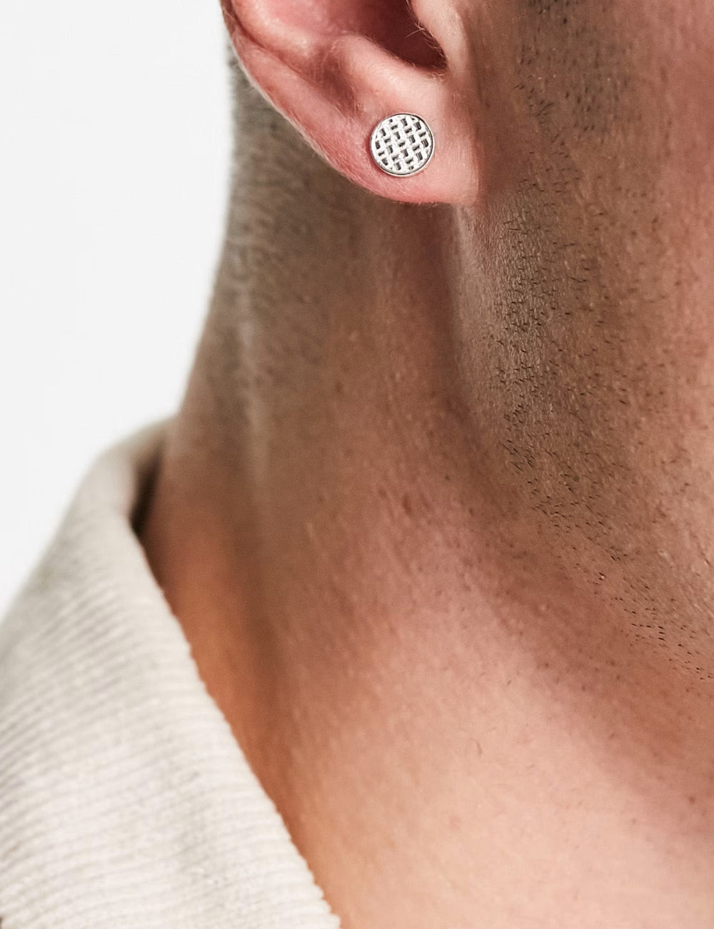Earrings The Status Syndicate, silver