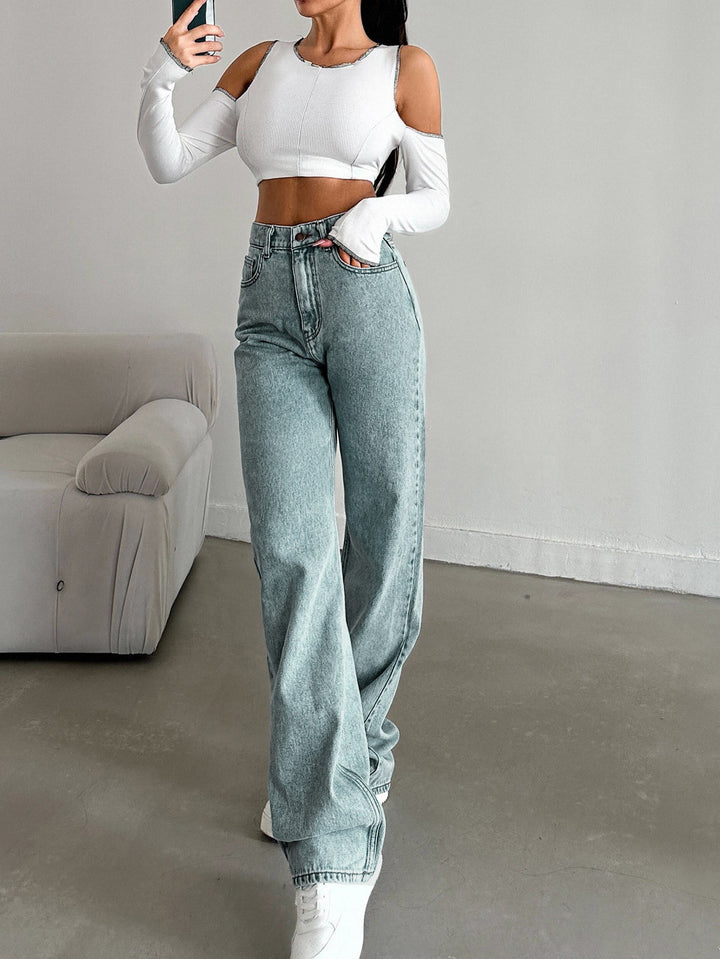 Jeans SHEIN, albastru