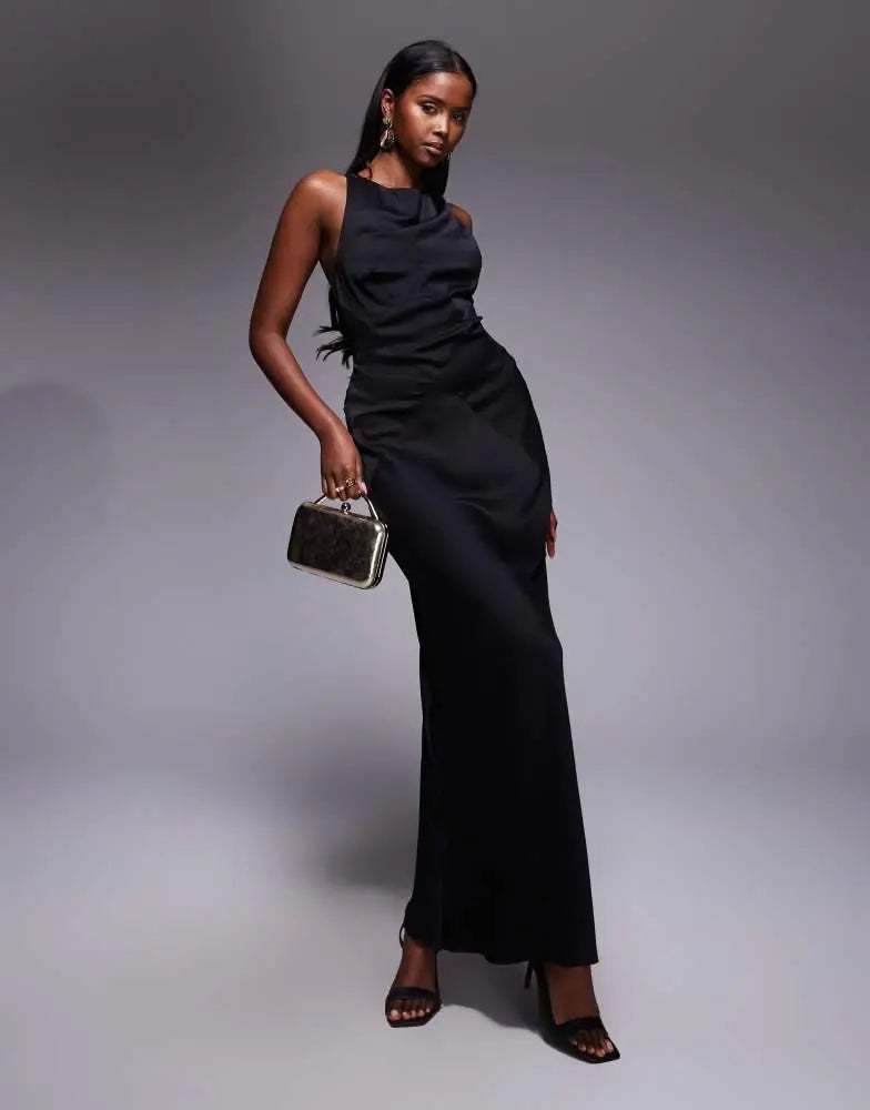 Rochie maxi ASOS, negru