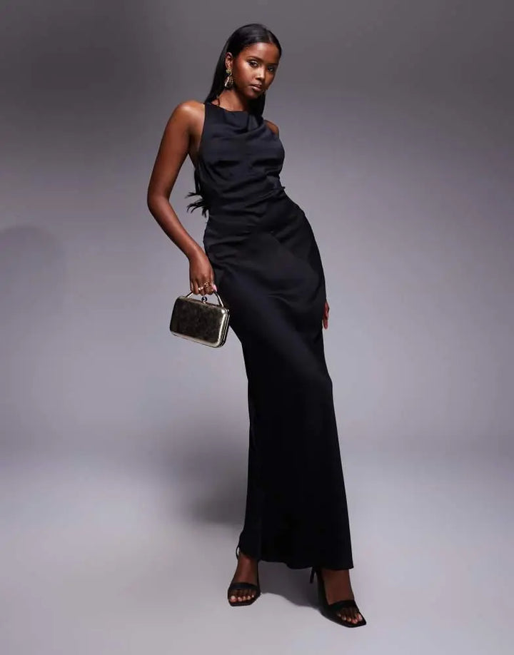 Rochie maxi ASOS, negru