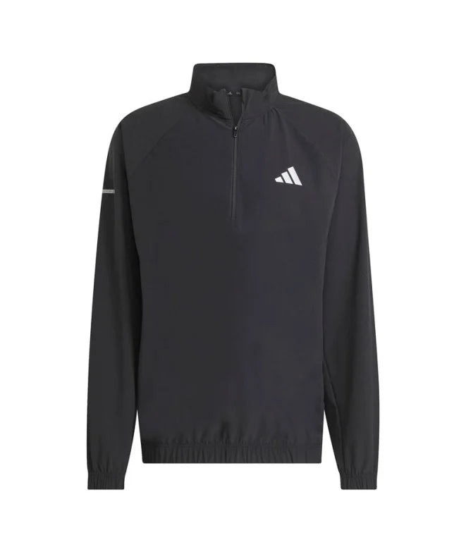 Kapucnis pulóver ADIDAS, fekete