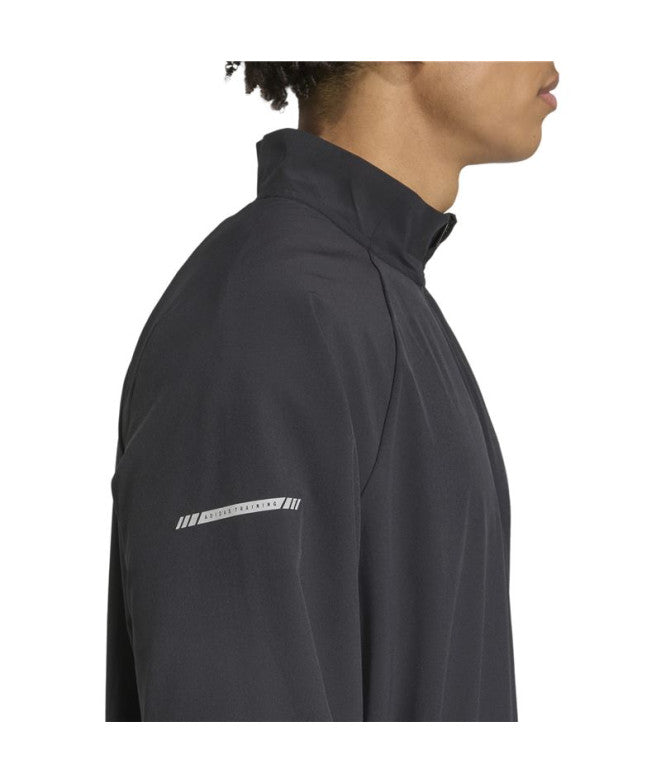 Kapucnis pulóver ADIDAS, fekete
