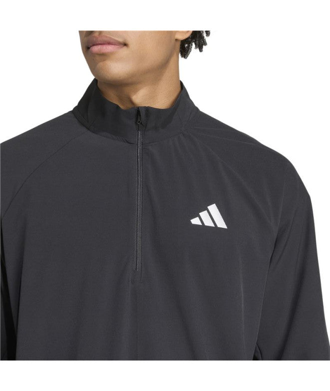 Kapucnis pulóver ADIDAS, fekete