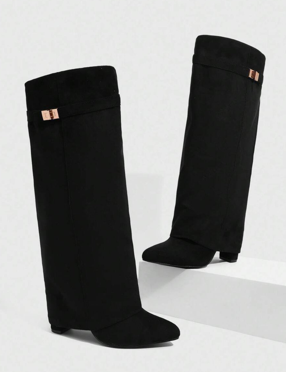 Shein csizma, fekete