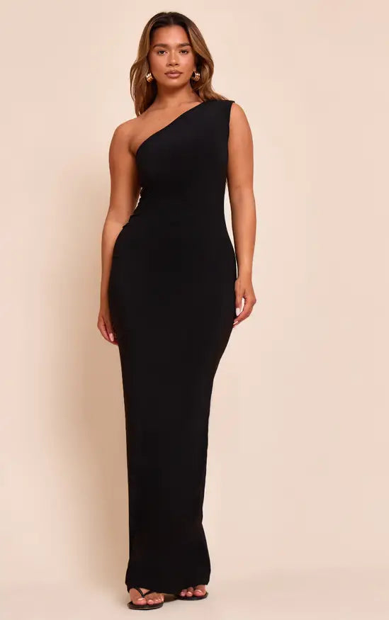 Rochie maxi PRETTYLITTLETHING, negru