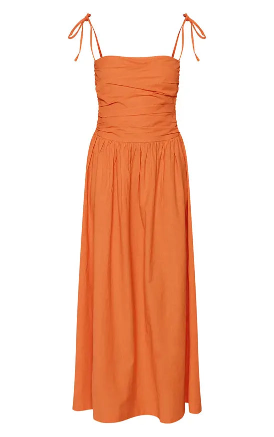 Rochie maxi PRETTYLITTLETHING, portocaliu