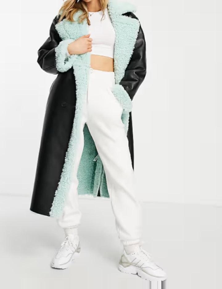 ASOS hosszú kabát, többszínű
