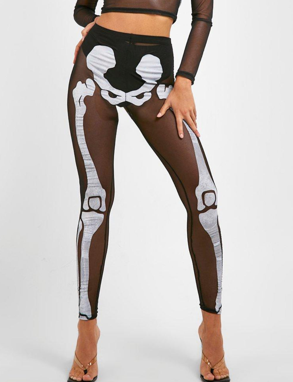 Boohoo leggings, fekete