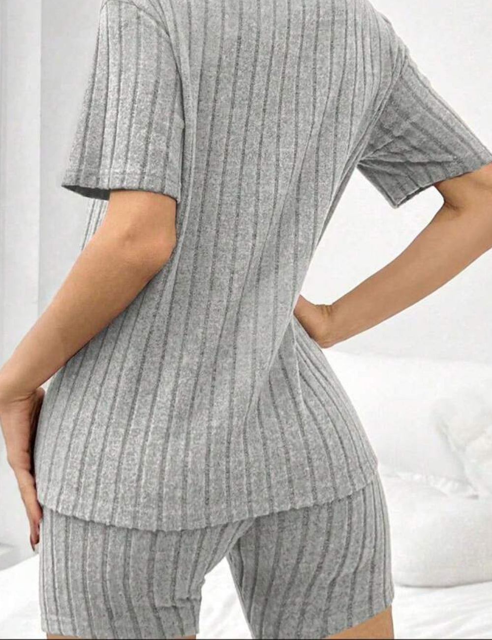 Shein szürke rövid leggings