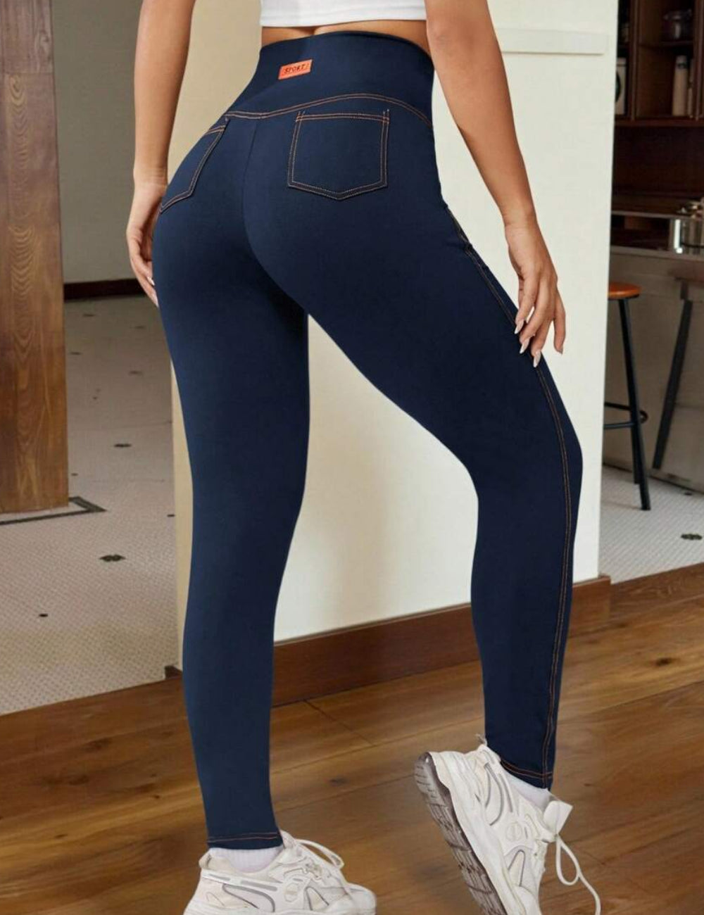 Shein leggings, kék