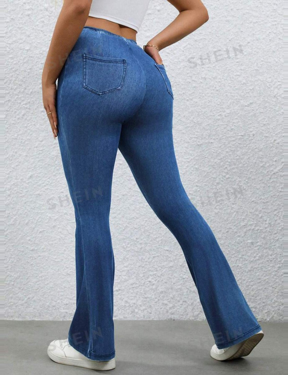 Shein leggings, kék