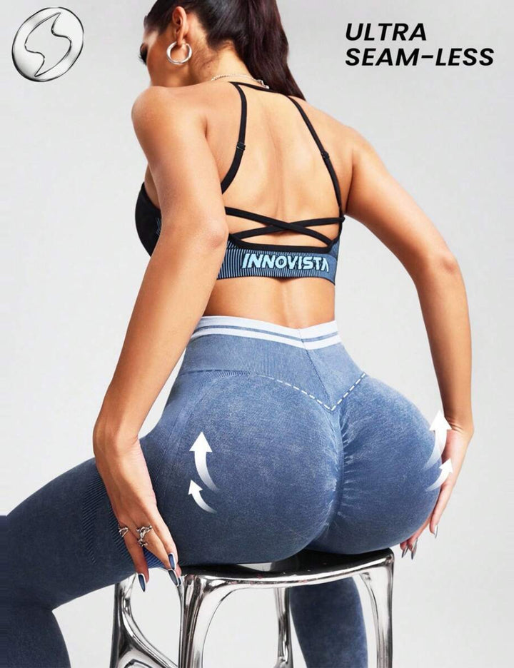 Shein leggings, kék