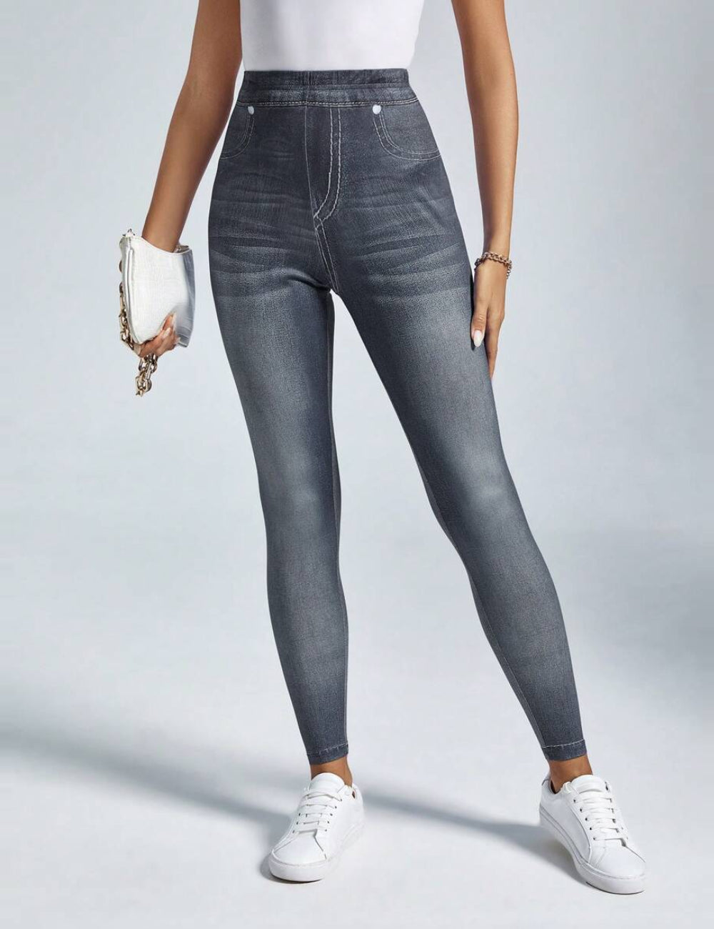 Shein leggings, szürke