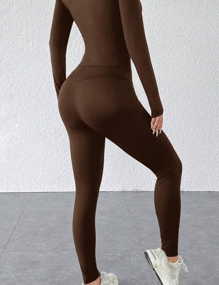 Shein leggings, barna