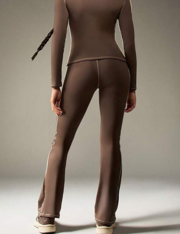 Shein Missguided leggings, barna