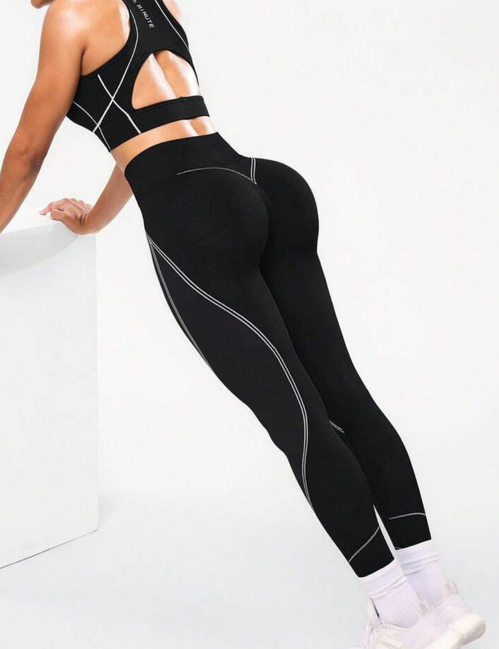 Shein leggings, fekete
