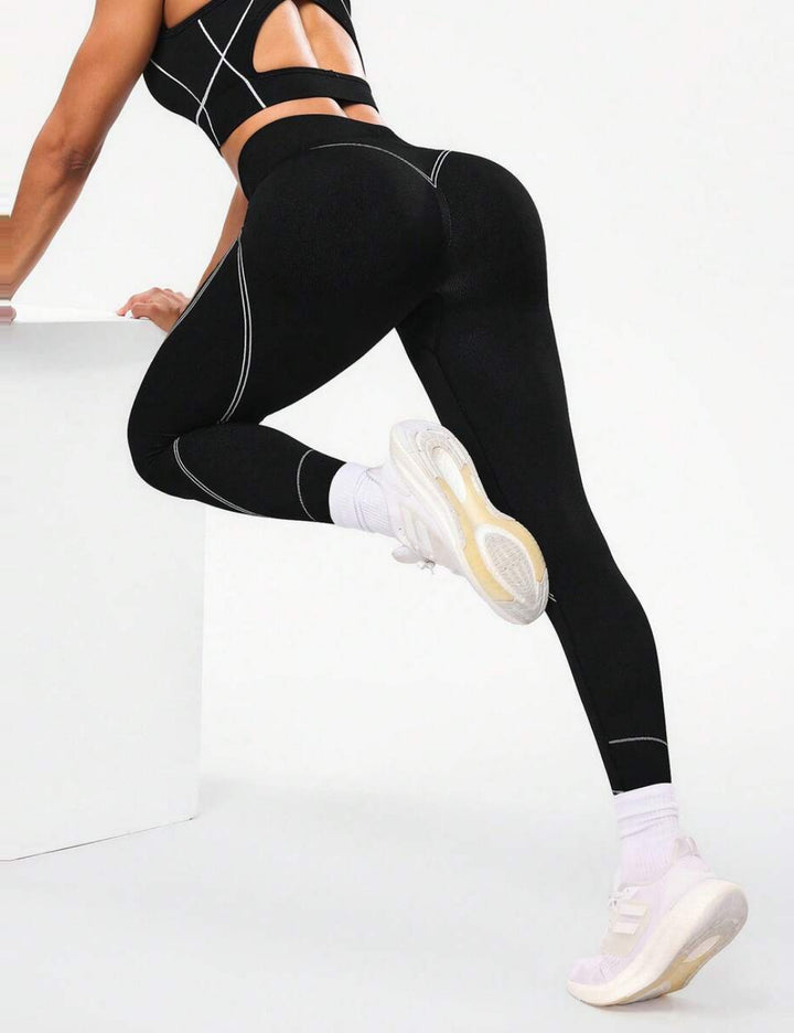 Shein leggings, fekete